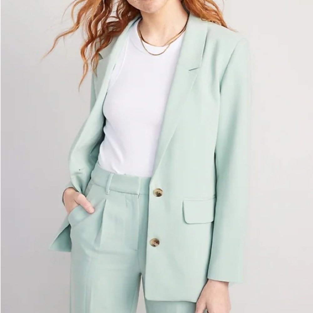 Old Navy Mint 2 Button Blazer - image 2